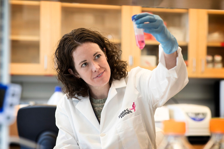 UVA researcher in lab