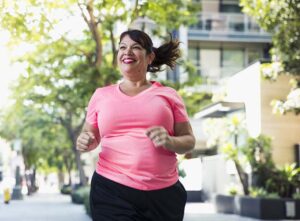 overweight woman